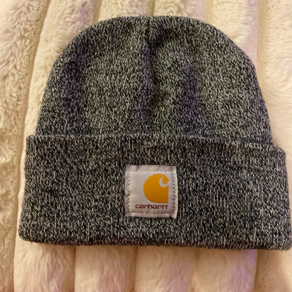 Heather grey carhartt beanie